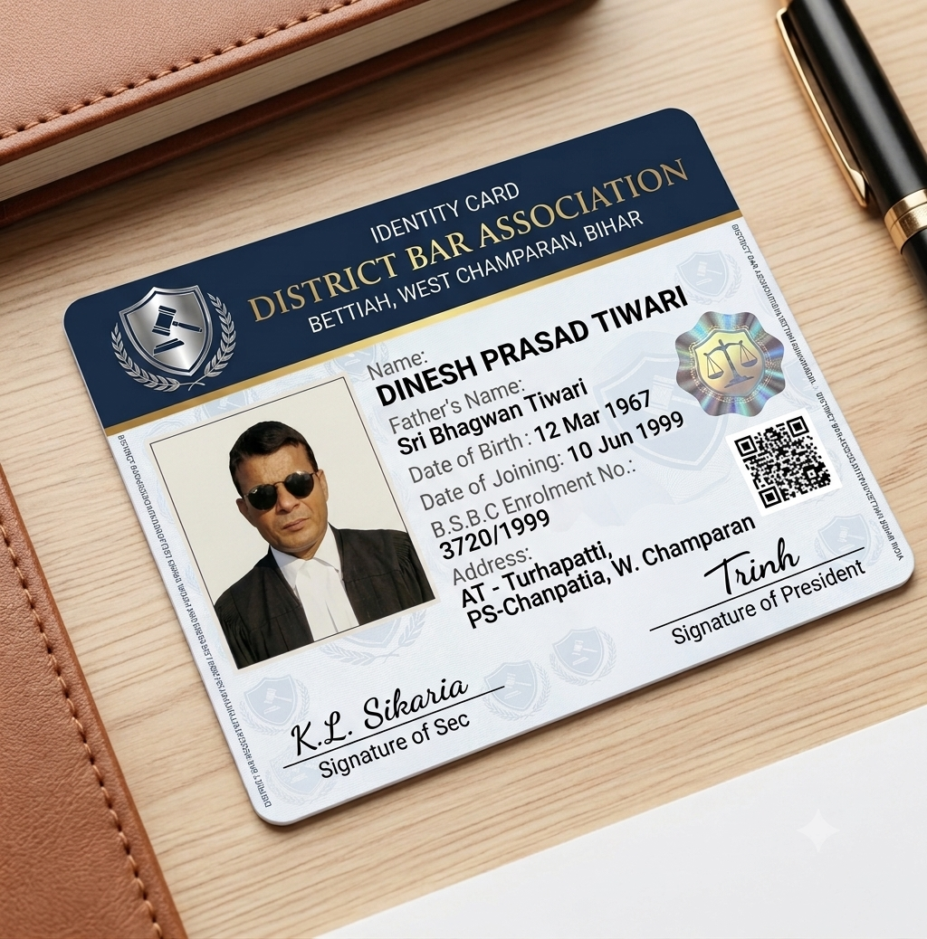 Advocate Official License Document